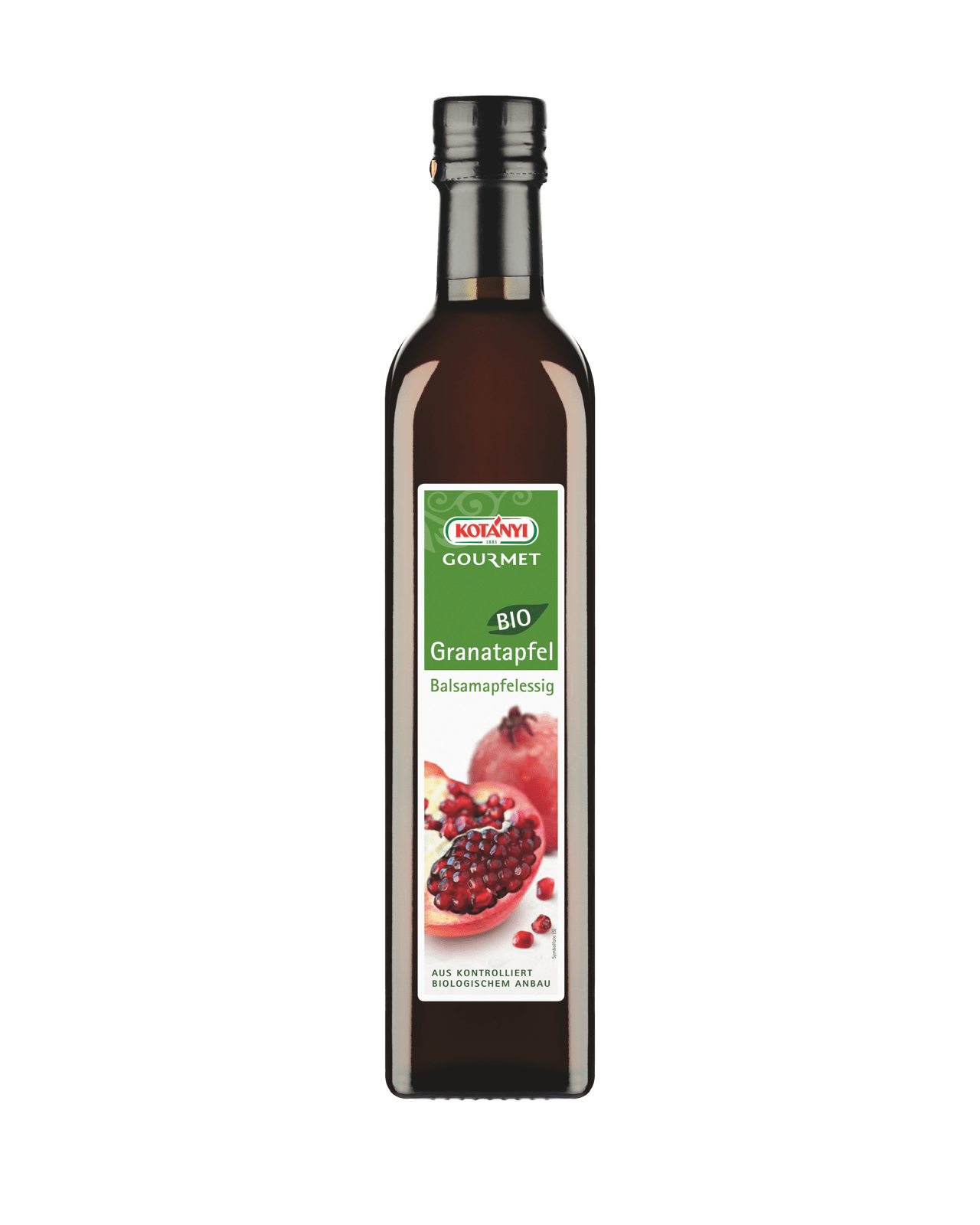 Kotányi Gourmet Bio Granatapfelessig in der 500ml Flasche