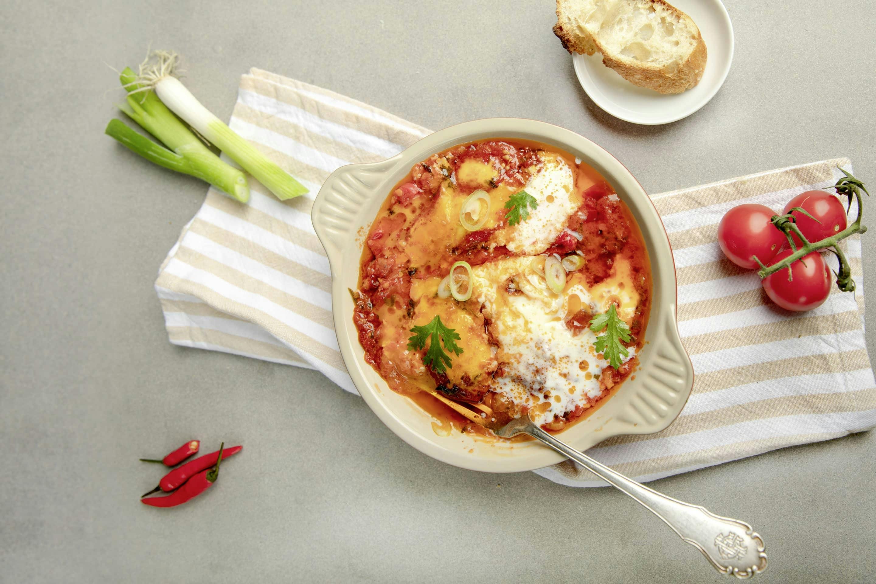 Shakshuka mit VEGGY Hot+Spicy